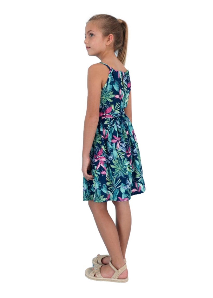 Vestido estampado con detalle cut out para chica marca Mayoral