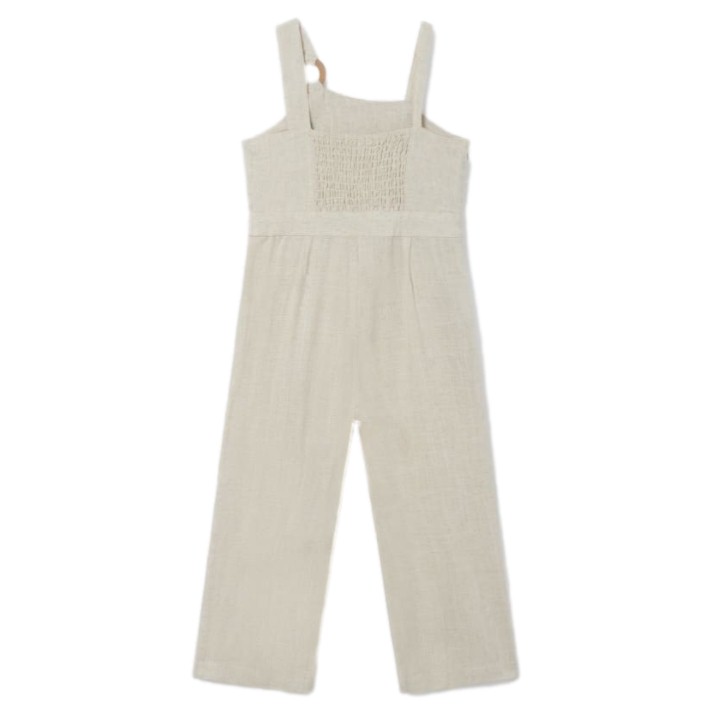 Mono largo asimétrico con lino para chica marca Mayoral 