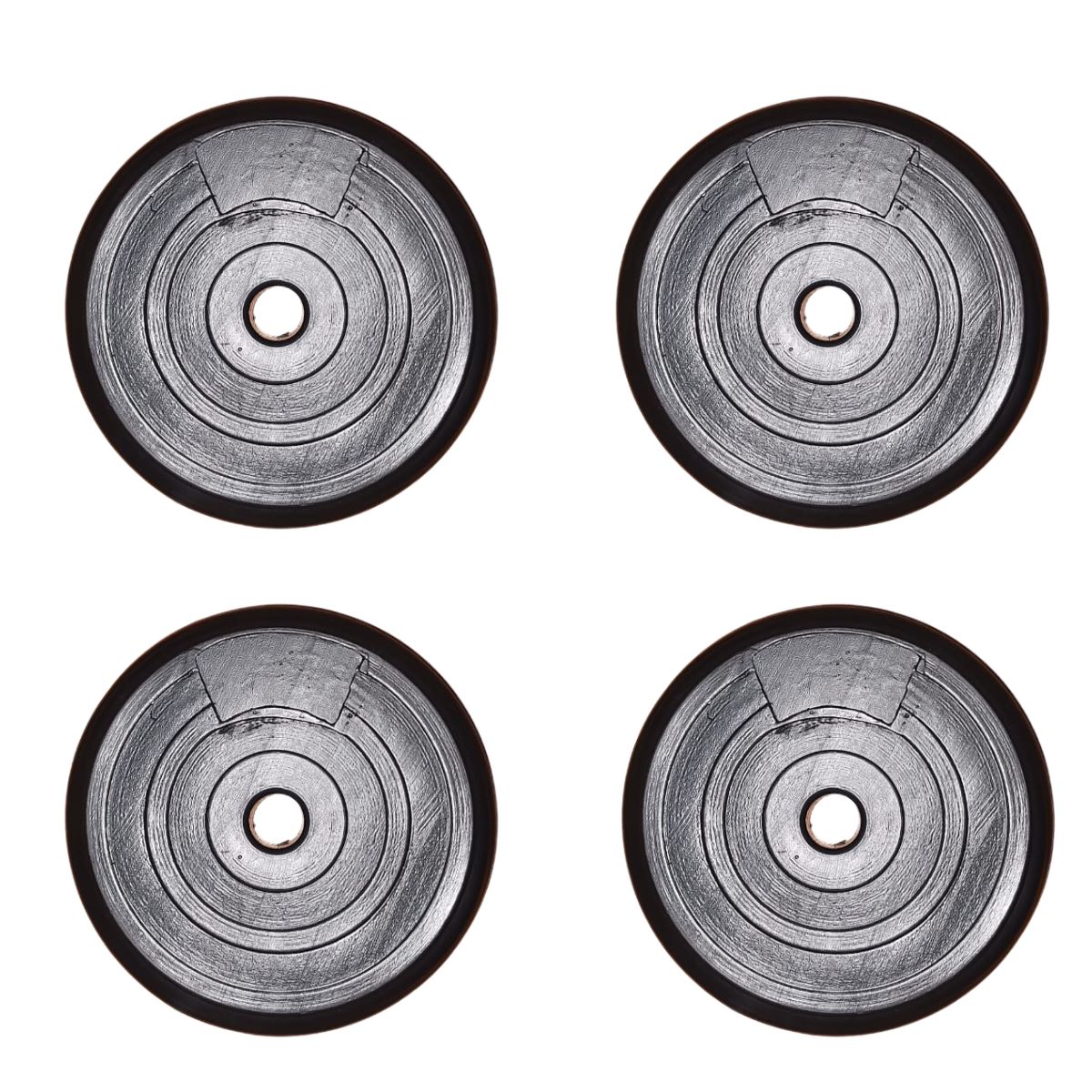 Kit De 4 Discos 10lbs Para Barra Pesas Mancuernas