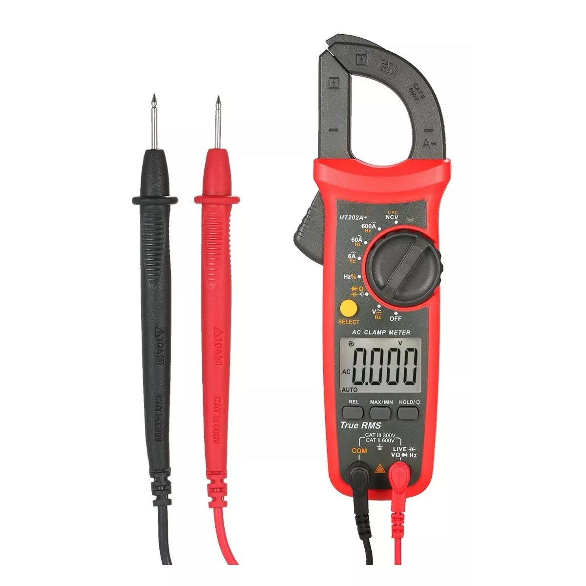 Kit Voltimetro Amperimetro Digital rojo