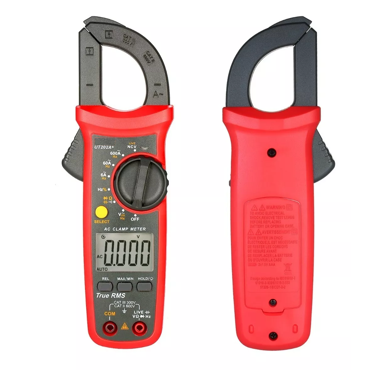 Kit Voltimetro Amperimetro Digital rojo