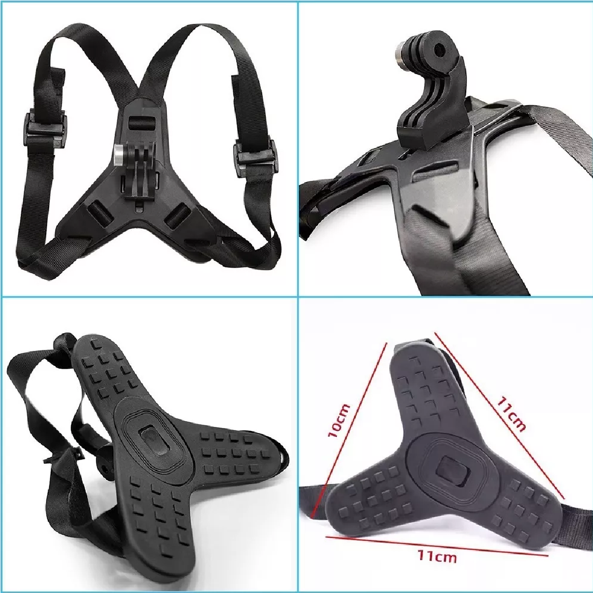 Base Soporte Casco Para Celular Motocicleta +control Remoto