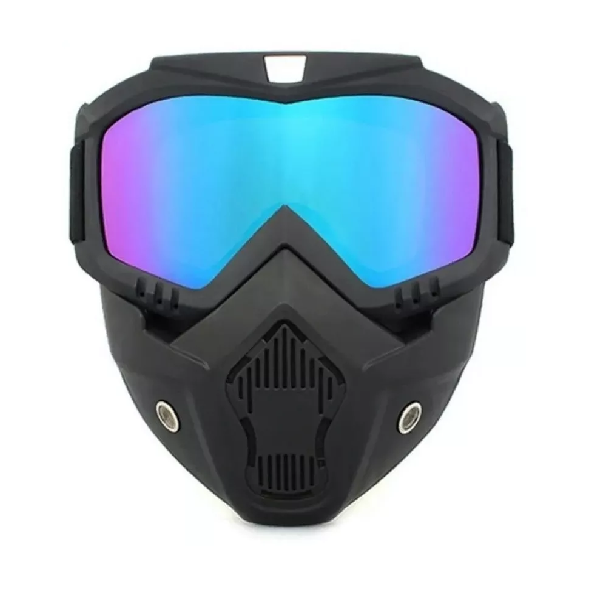 Mascara Y Goggles Tornasol Gotcha, Motociclismo, Skate, Azul