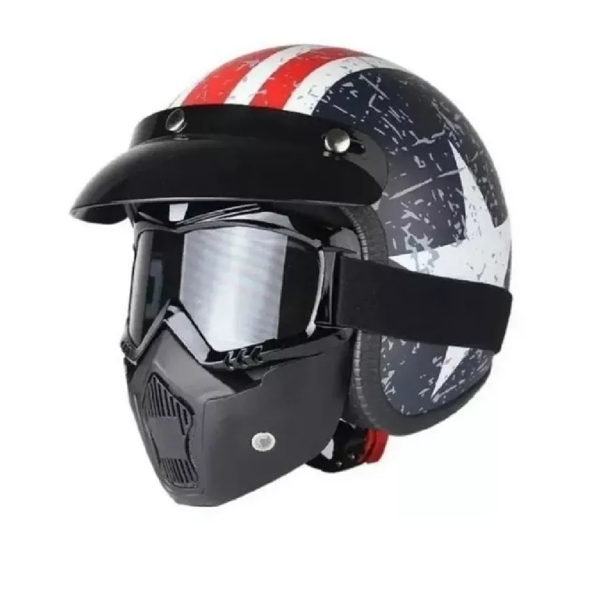 Mascara Y Goggles Tornasol Gotcha, Motociclismo, Skate, Azul