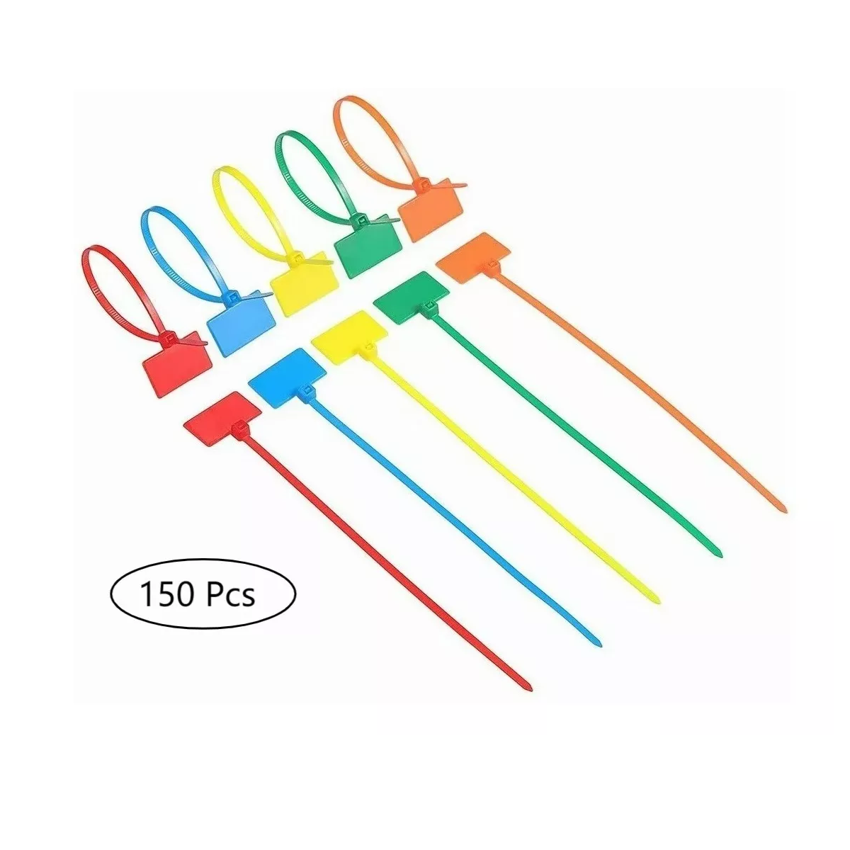 Set 150 Pcs Cable De Etiqueta Desechable Lazo Autoblocante