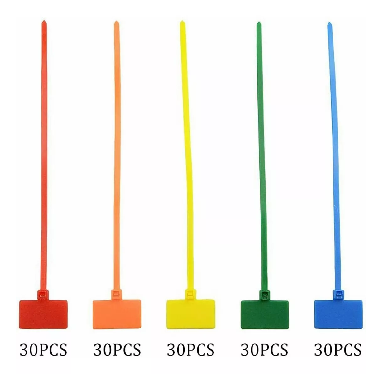 Set 150 Pcs Cable De Etiqueta Desechable Lazo Autoblocante