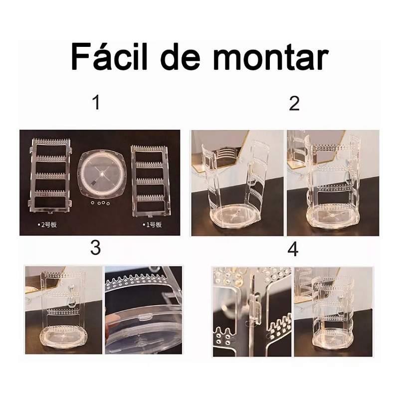 Exposidor Aretes Organizador/porta Pulsera Acrilico Joyero