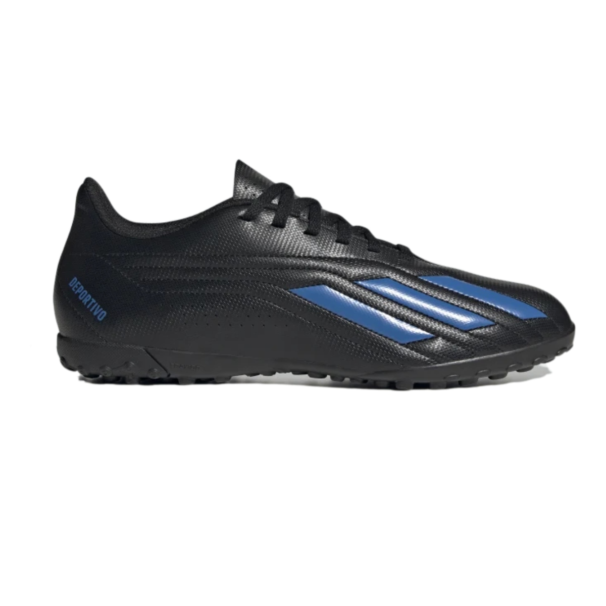 TENIS DE FUTBOL ADIDAS DEPORTIVO II TF NEGRO/AZUL DE HOMBRE HP2519