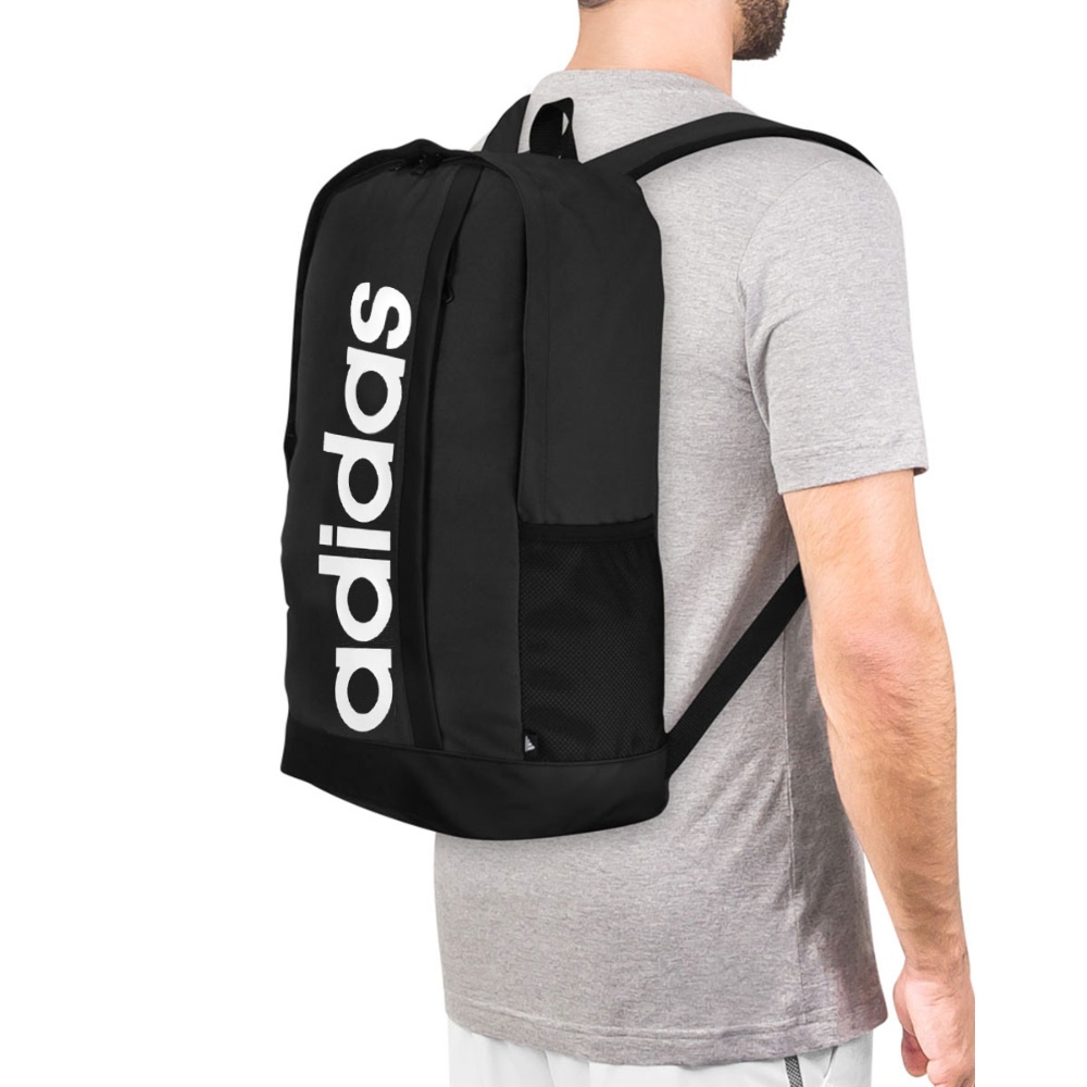 MOCHILA ADIDAS ESCOLAR ESSENTIAL LINEAR GRIS-UNISEX HT4746