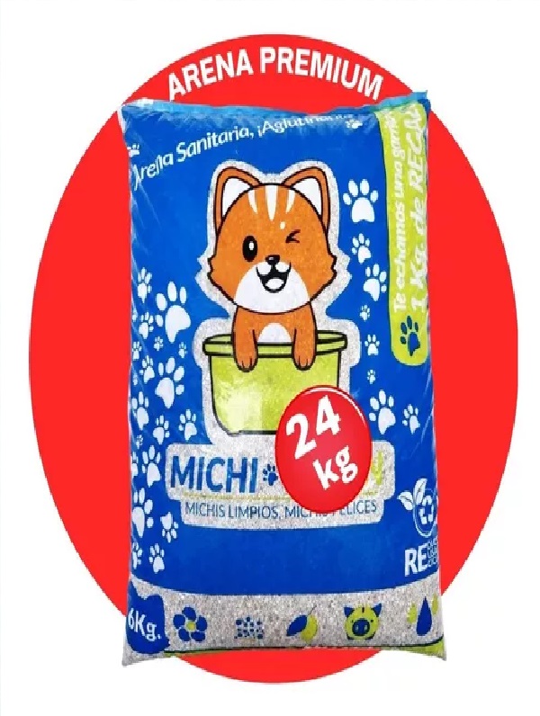 Paquete de Arena Michi Clean 24 kg