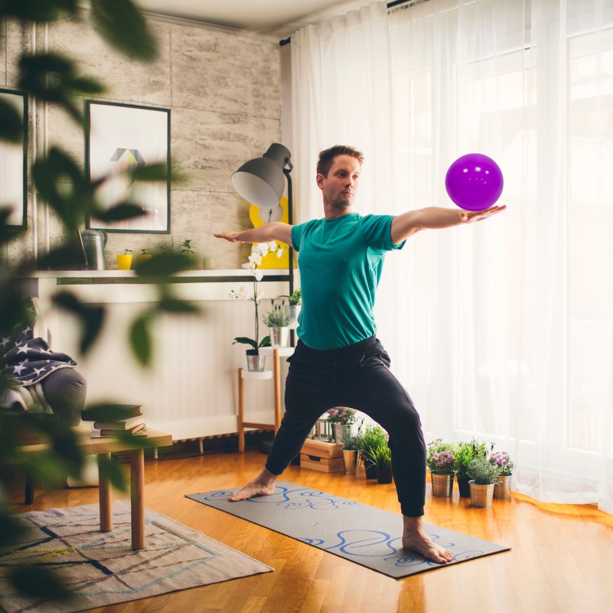 Kit 3 Pelotas De Gel 2 Kg Pilates Yoga Aerobics