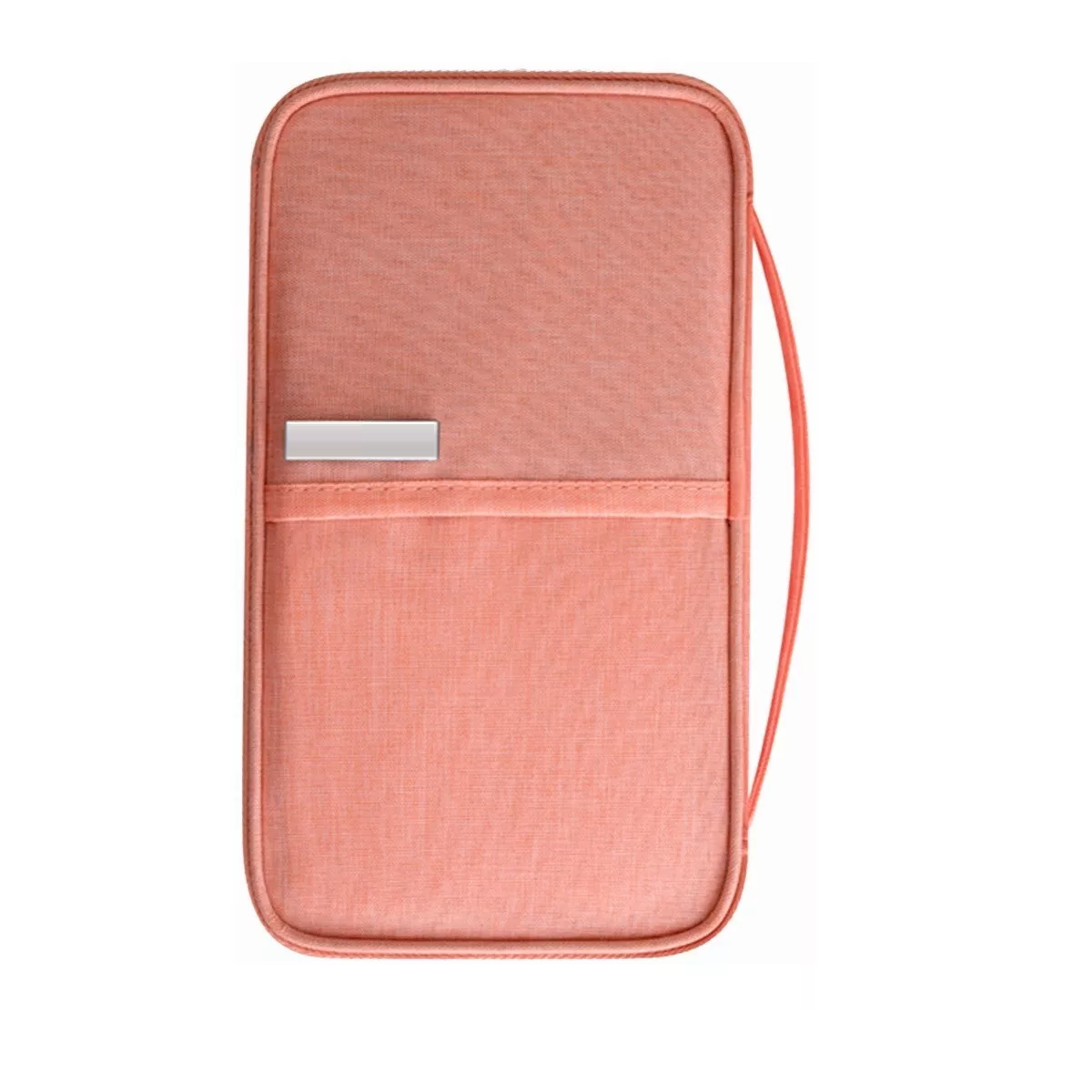 Cartera Porta Funda Pasaporte Documentos Visa Bolsa De Viaje Rosa