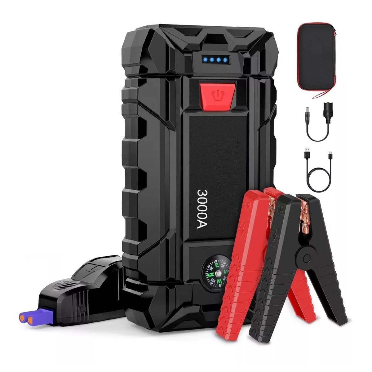 Arrancador De Batería De 3000a, 26800mah