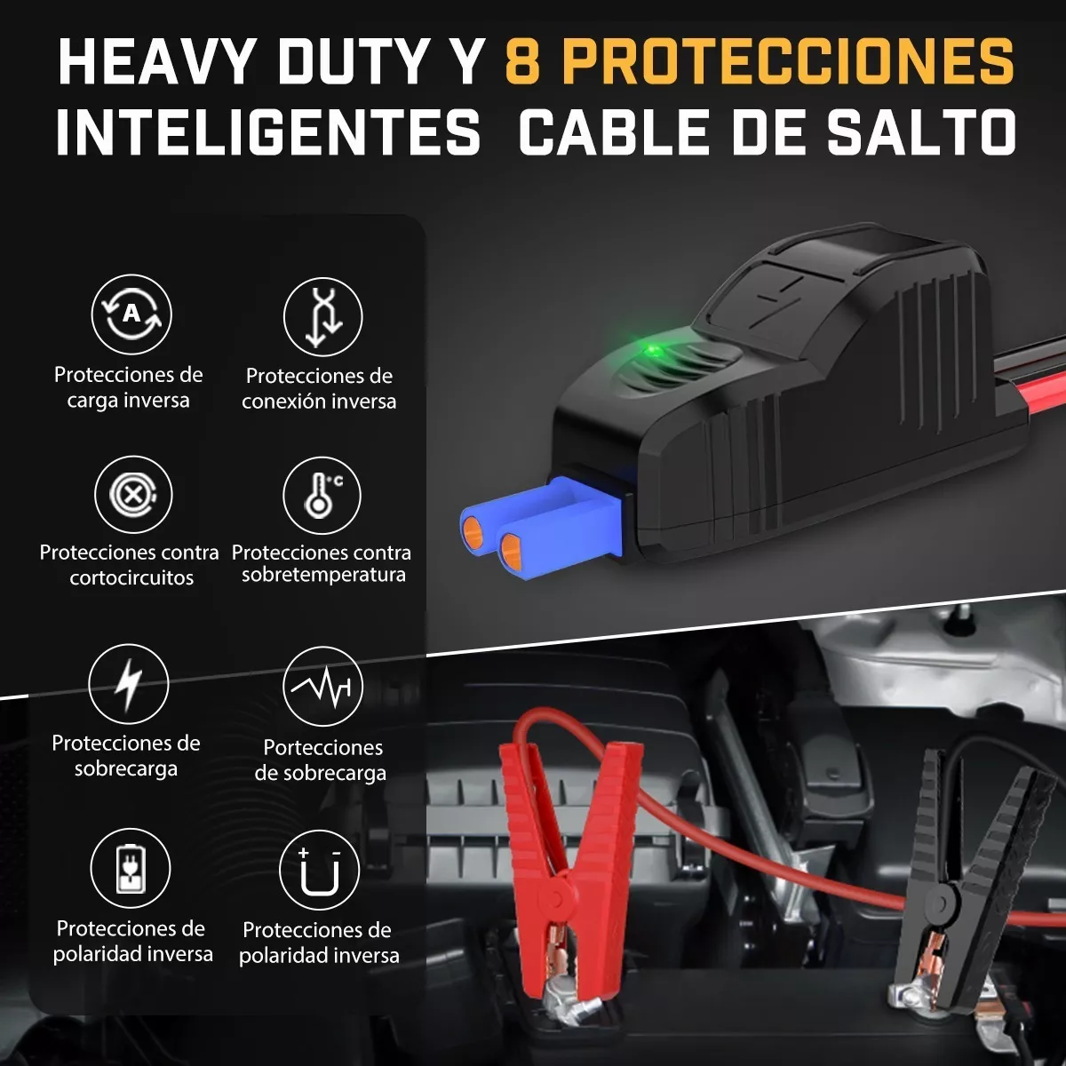 Arrancador De Batería De 3000a, 26800mah