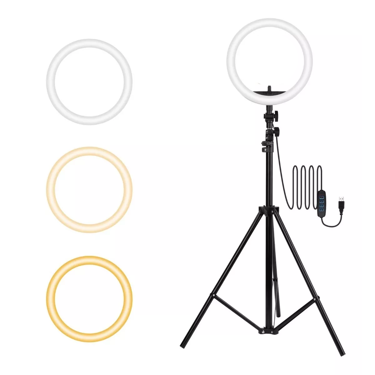 Aro De Luz Led De 10 Pulgadas Con Trípode Luz De Maquillaje
