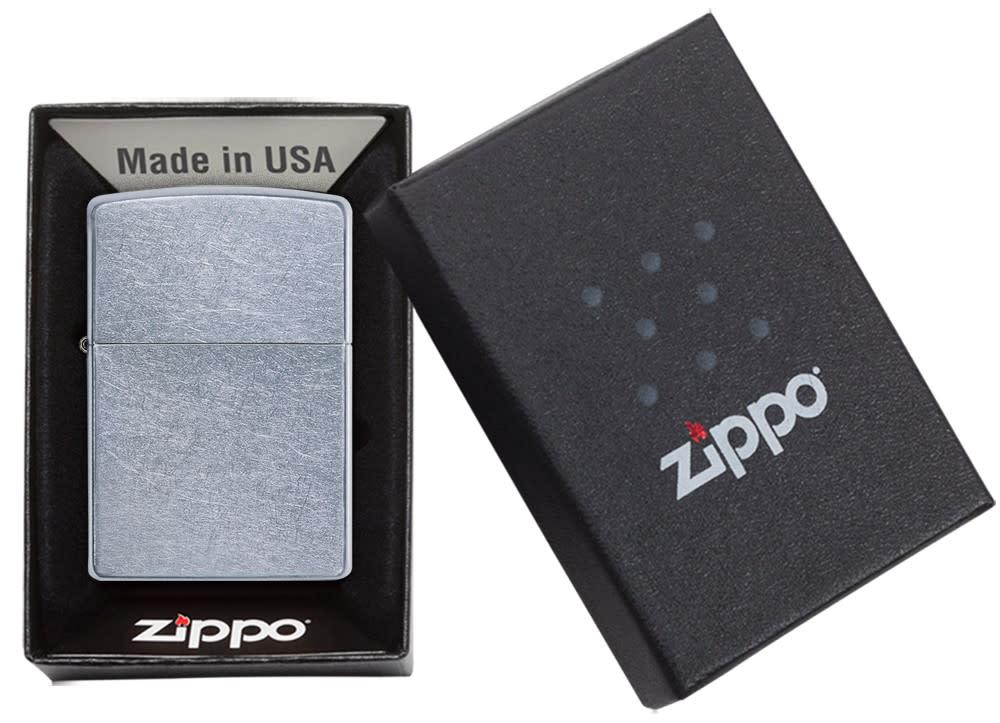 Encendedor Zippo clasico street chrome 207