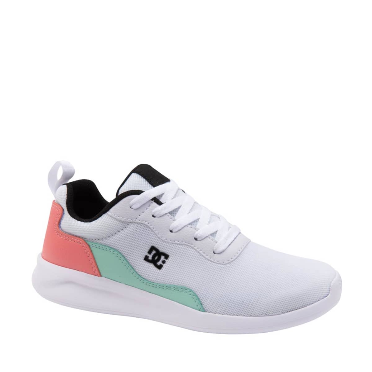 Tenis choclo casual urbano Midway 2 de DC Shoes, color blanco, para mujer, mod. 1081038