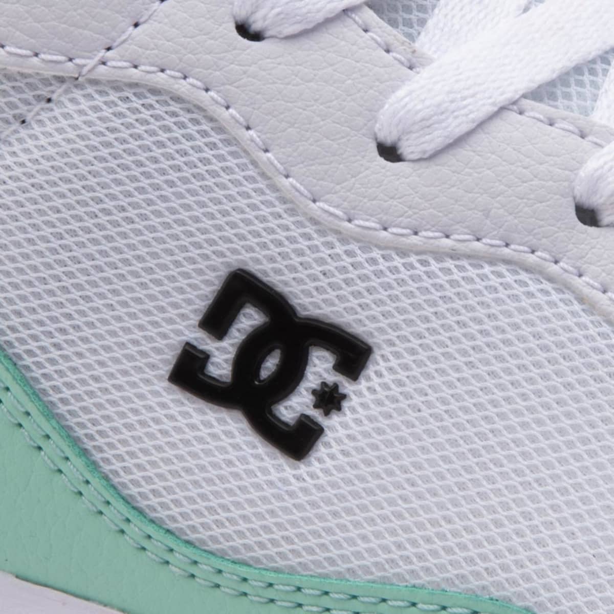 Tenis choclo casual urbano Midway 2 de DC Shoes, color blanco, para mujer, mod. 1081038