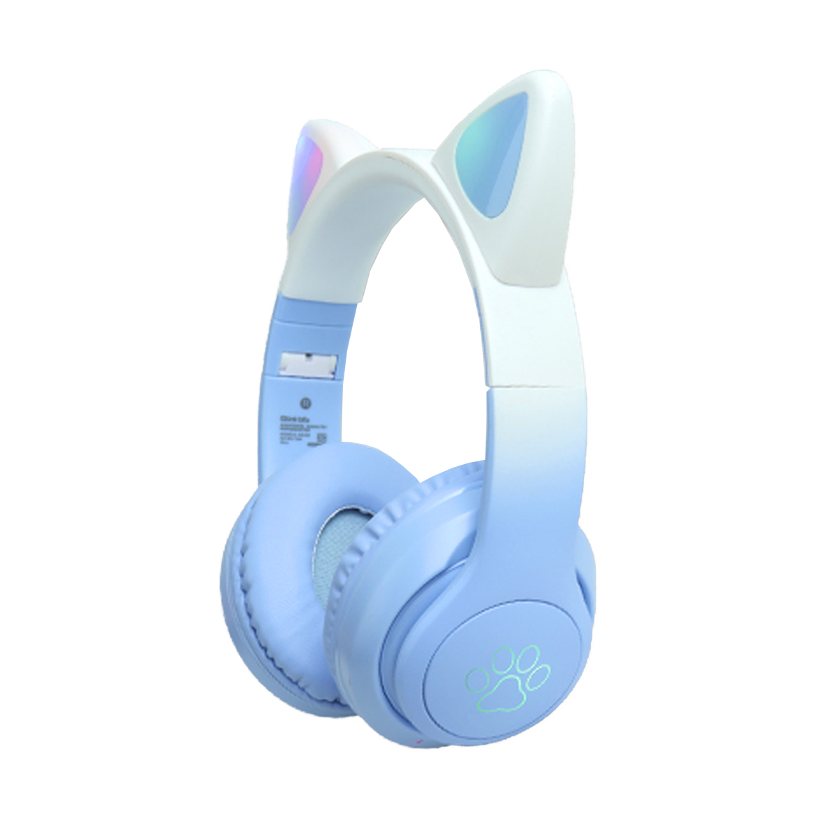 Audífonos Bluetooth con Orejitas de Gato Azul Link Bits BG-134A