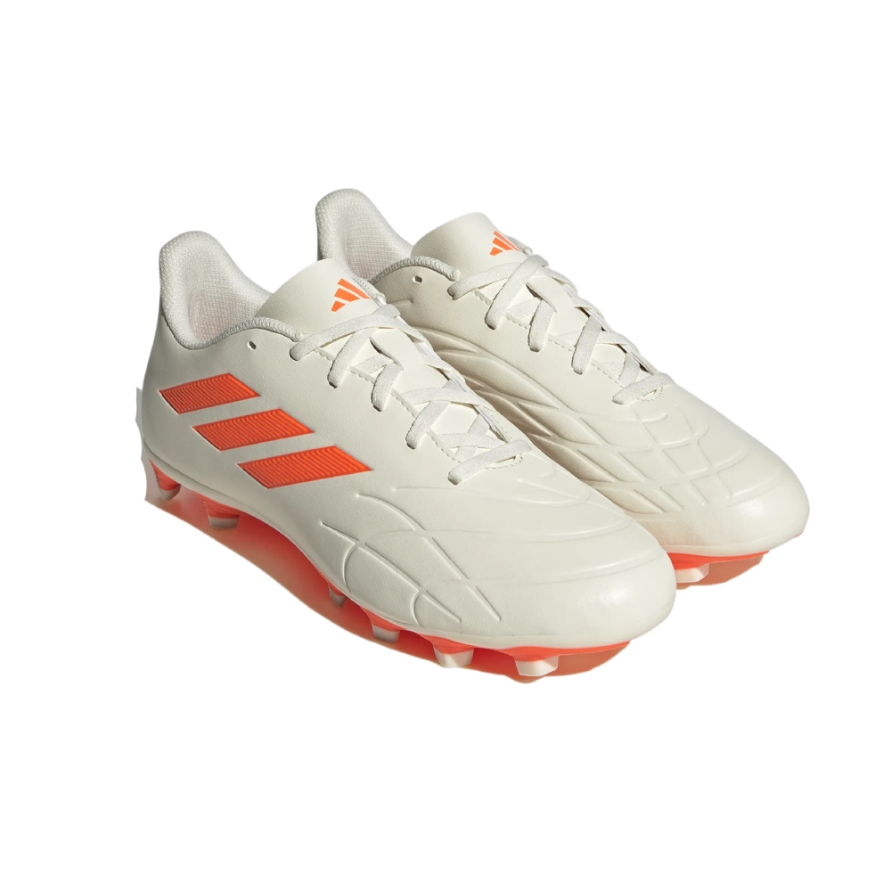 TENIS DE FUTBOL ADIDAS COPA PURE.4 FxG BLANCO/NARANJA DE HOMBRE GY9082