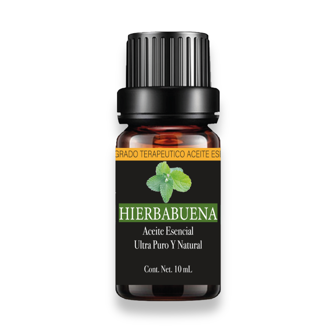 Aceite Esencial Hierbabuena 100% Natural Y Puro Aromaterapia