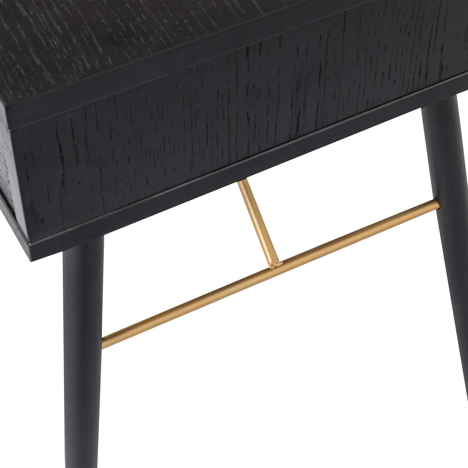 Escritorio Oficina - Home Office -Gamer Luxo120x50 cm Negro Mundo In