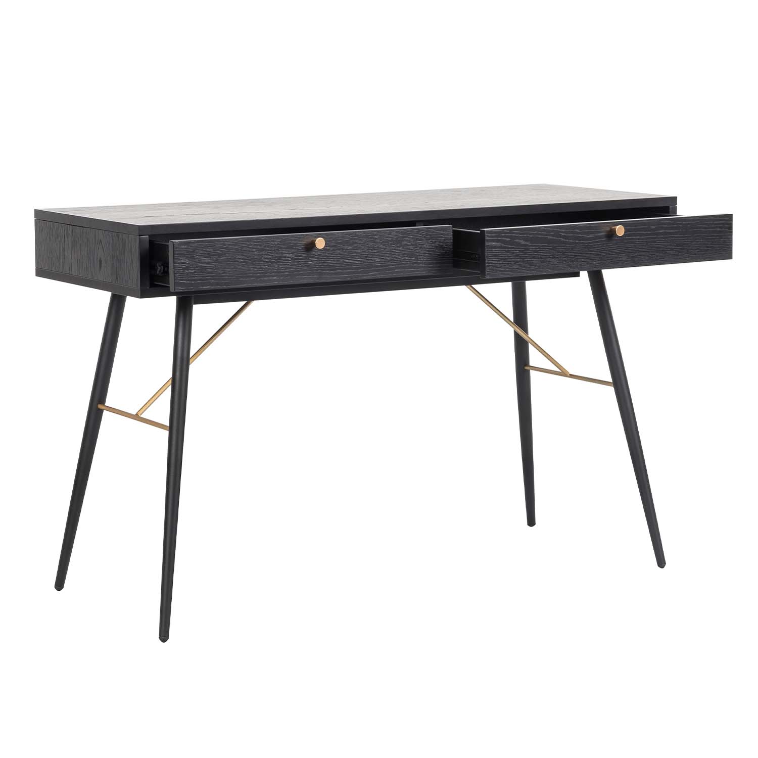 Escritorio Oficina - Home Office -Gamer Luxo120x50 cm Negro Mundo In