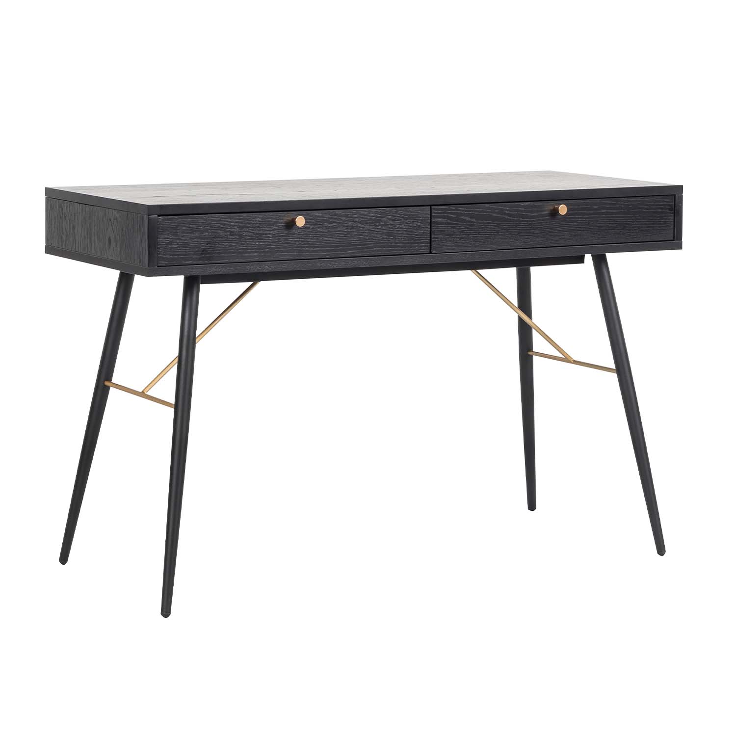 Escritorio Oficina - Home Office -Gamer Luxo120x50 cm Negro Mundo In