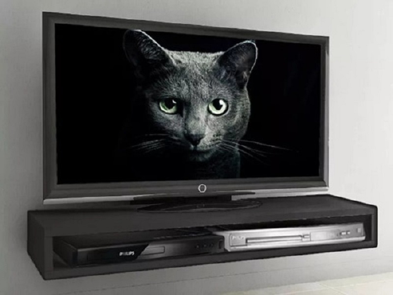 Mesa de Tv Flotante Negro Kit 100