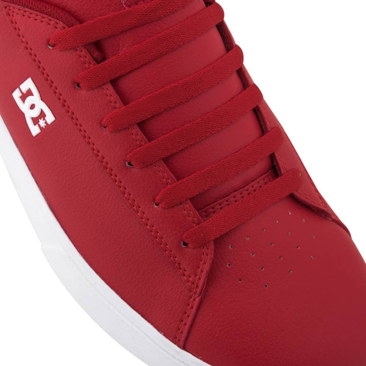 Tenis DC Shoes casual Notch Mx para hombre, color rojo, mod. 876541
