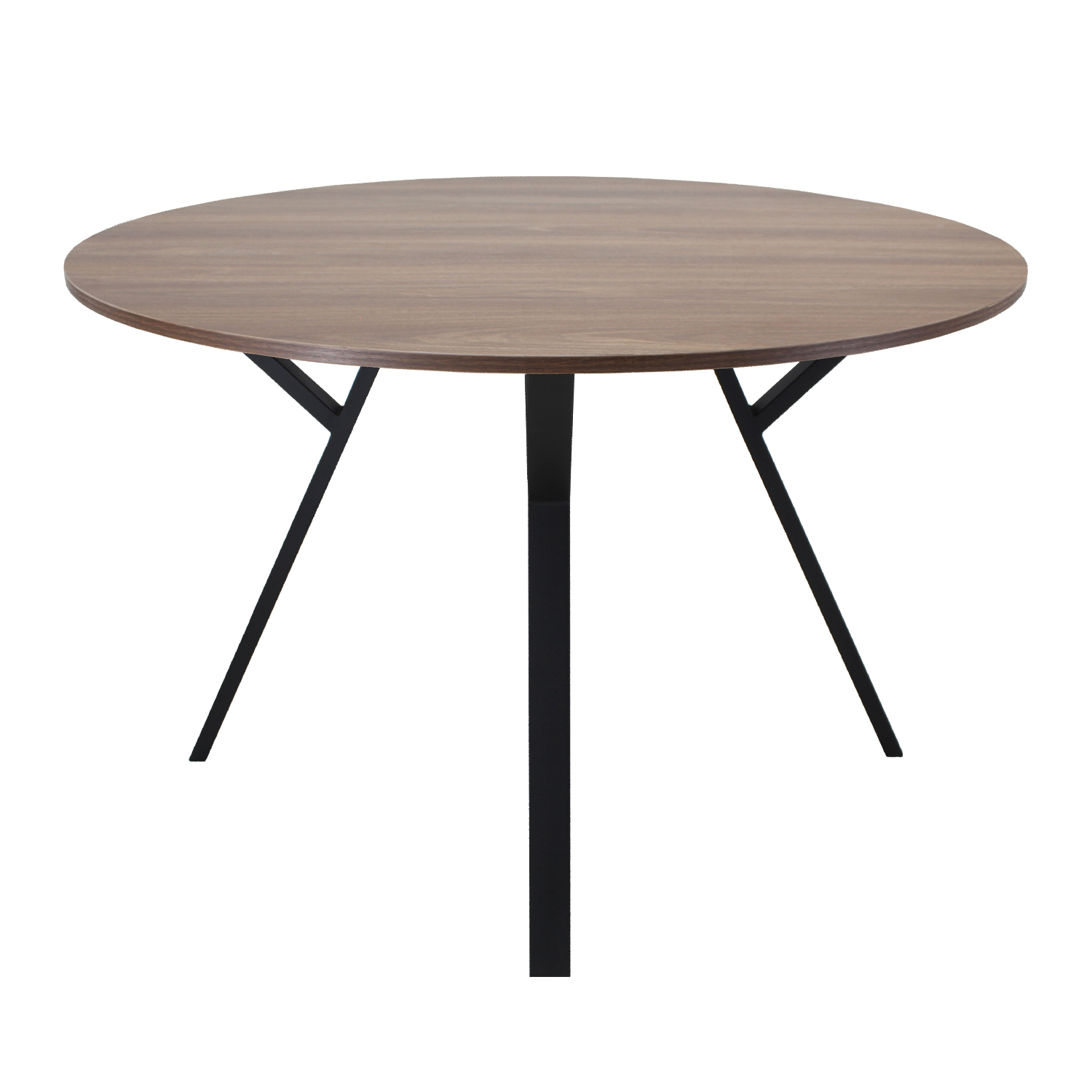 Mesa Comedor Redonda Sibari Nogal Desayunador 120 cm Mundo In