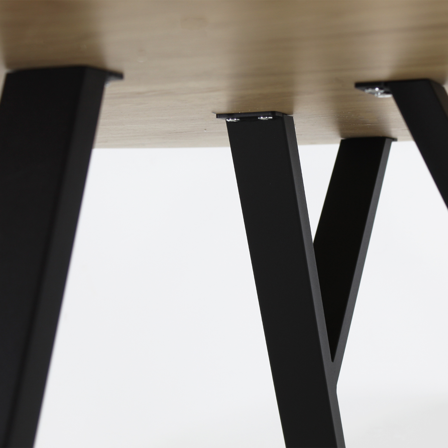 Mesa Comedor Redonda Sibari Encino Desayunador 120 cm Mundo In