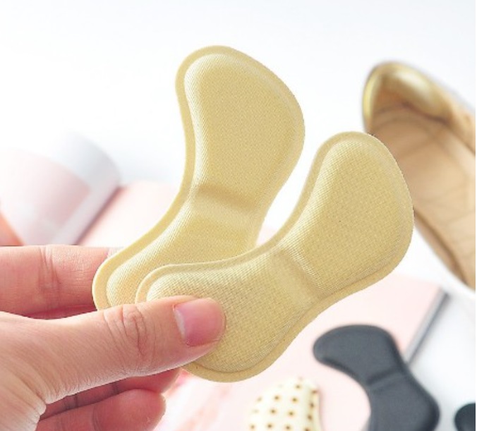 Almohadillas De Talón Adhesivas para Zapatos Taloneras beige
