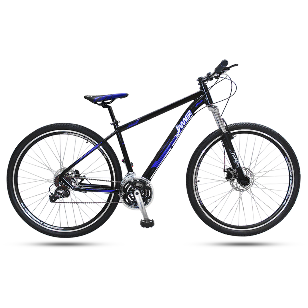 Bicicleta R29 Mtb Azul Suspensión 21 Vel Freno De Disco Mecánico