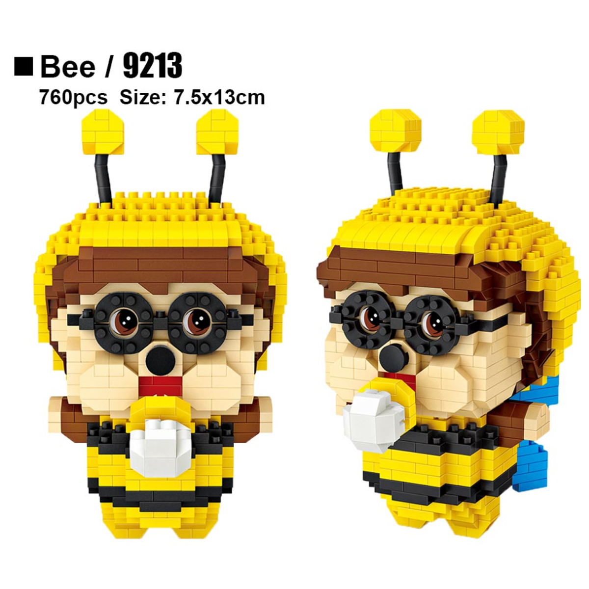 Mini Bloques De Construcción Diseño Abeja Loz Animales