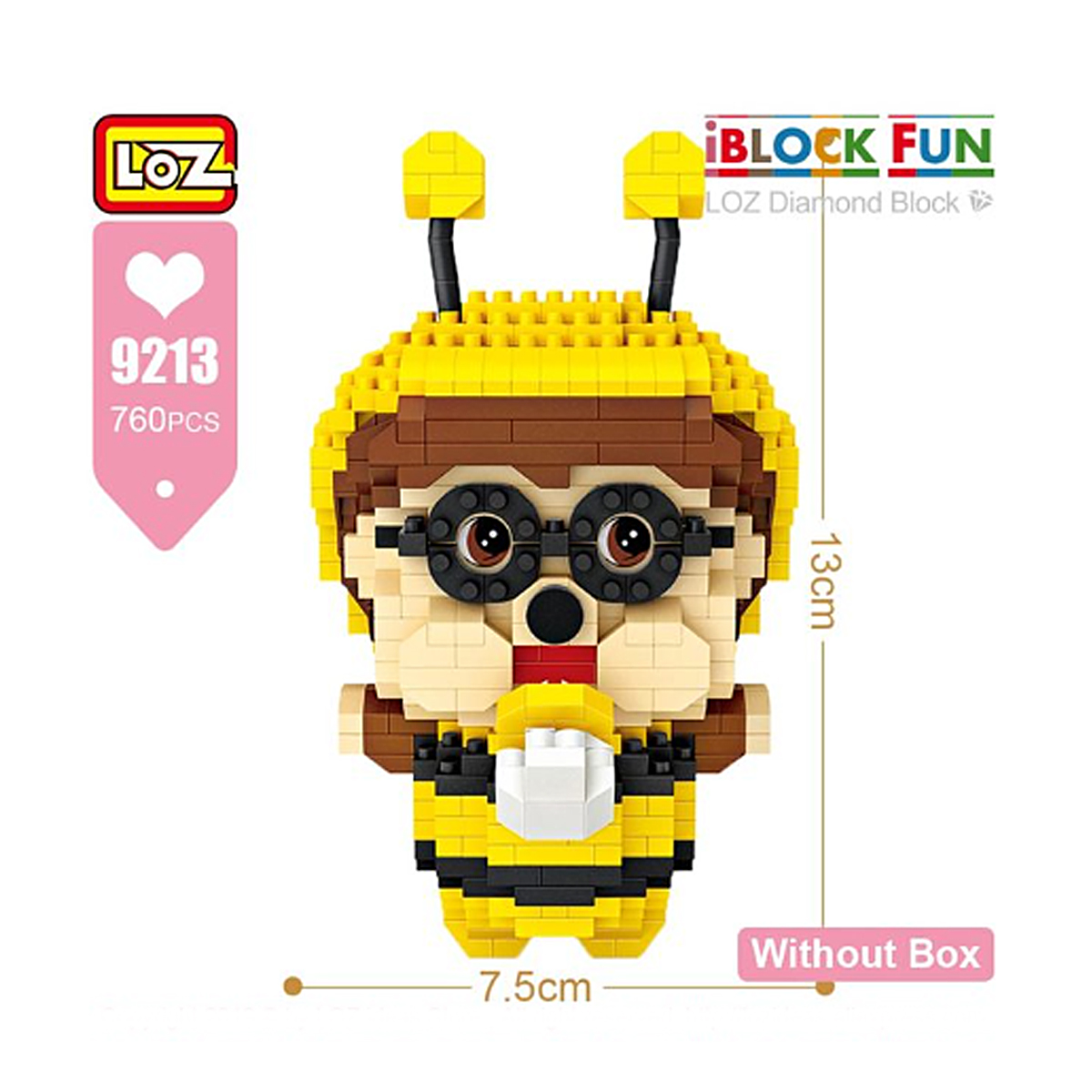 Mini Bloques De Construcción Diseño Abeja Loz Animales