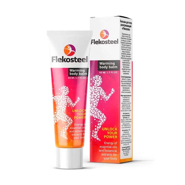 Flekosteel Bálsamo Corporal de Calentamiento de 50 ml - Pomada Antiinflamatoria