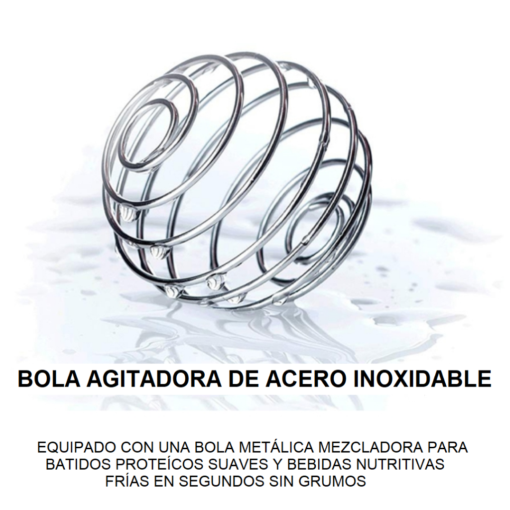 Shaker Vaso Mezclador Para Proteína Licuado Bottle Gym Ocean Shake