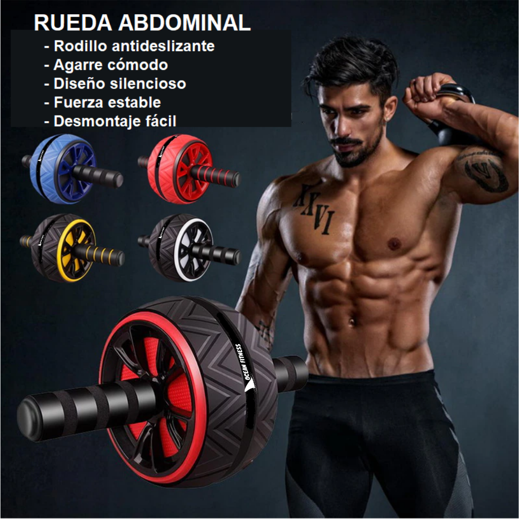 Rueda Rodillo Para Abdominales Ocean Fitness Abs Abdominal Wheel Ocean Abs