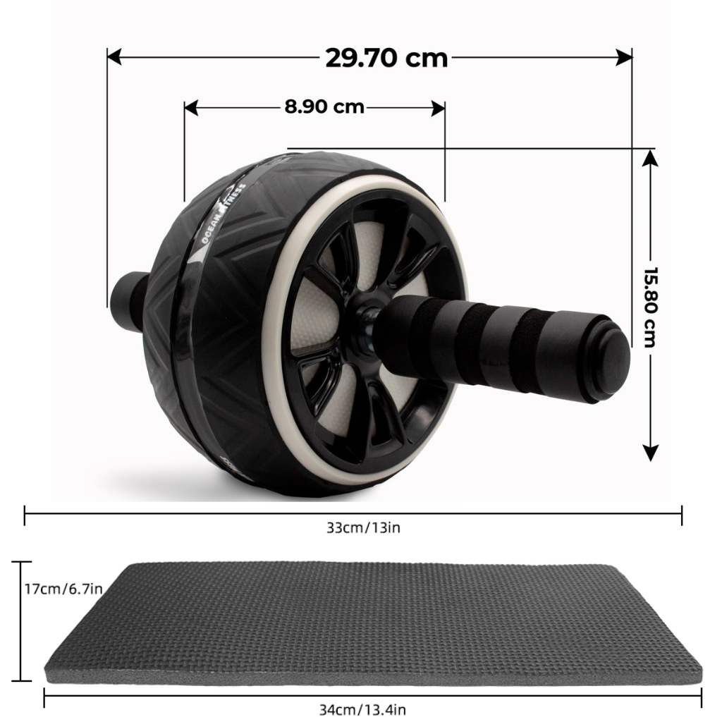 Rueda Rodillo Para Abdominales Ocean Fitness Abs Abdominal Wheel Ocean Abs