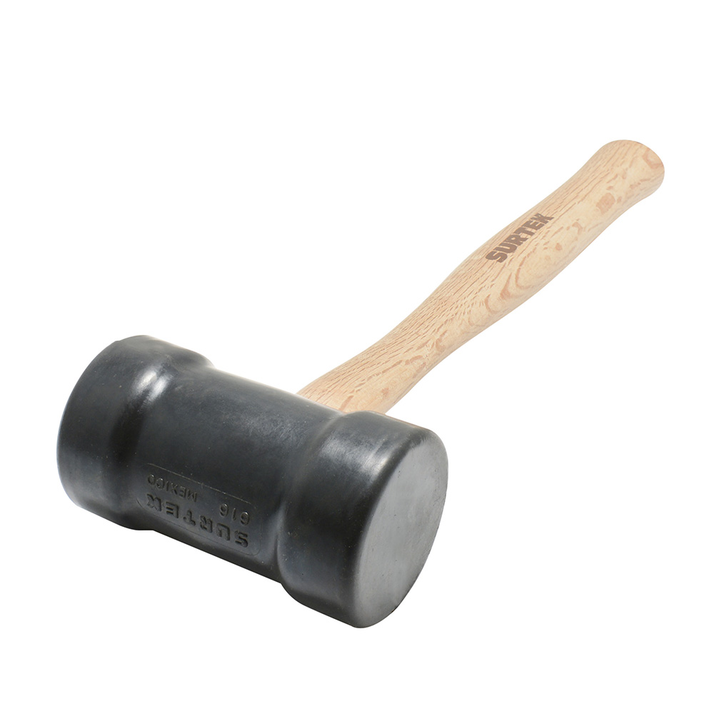 Mazo Hule Neopreno 16oz Mango Madera Herramientas Surtek