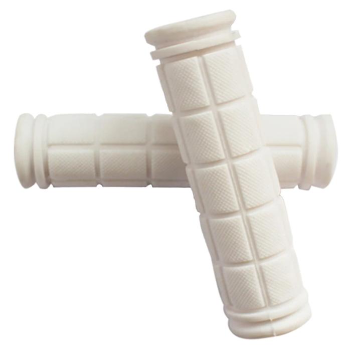 Agarraderas para Bicicletas MXHAG-004-2 1 Par Blanco 3cm Diámetro Interior Goma TPR HandleMax