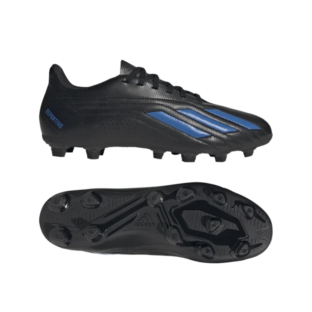 Tenis De Futbol Adidas Deportivo II FxG Negro/azul de hombre HP2510