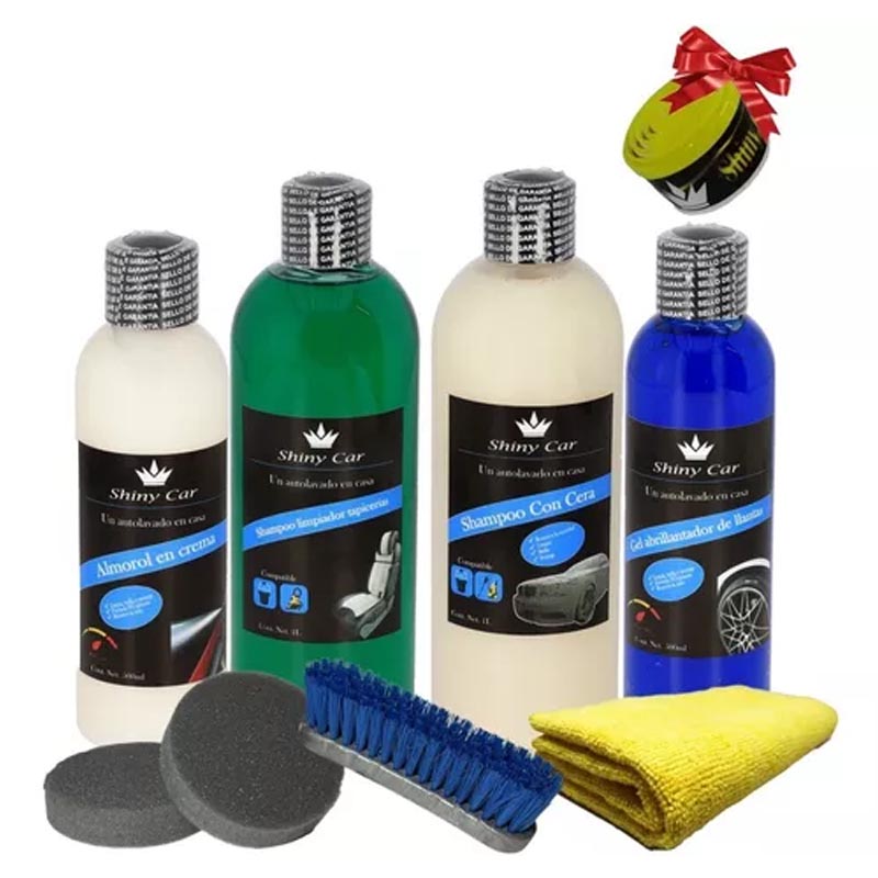 Kit Deluxe Shampoo Cera Adic-apc Armor-all Gel Llantas /v