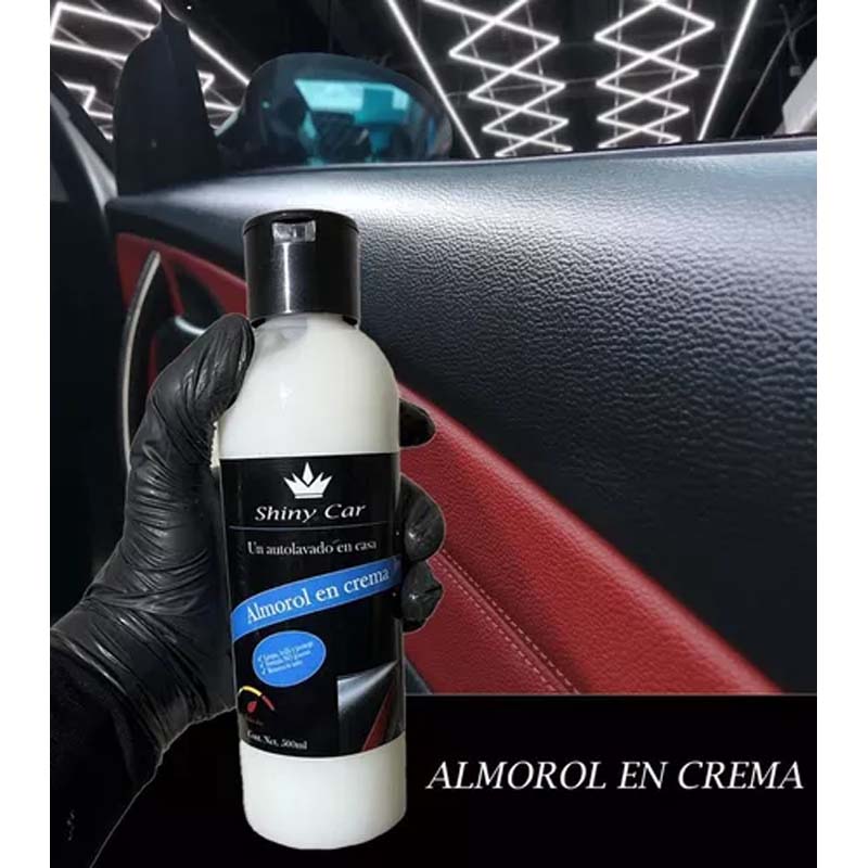 Kit Shampoo Con Cera Automotriz Almorol Aromatizante Regalo/