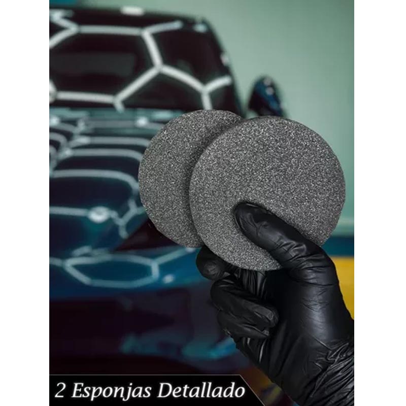 Kit Shampoo Con Cera Automotriz Almorol Aromatizante Regalo/