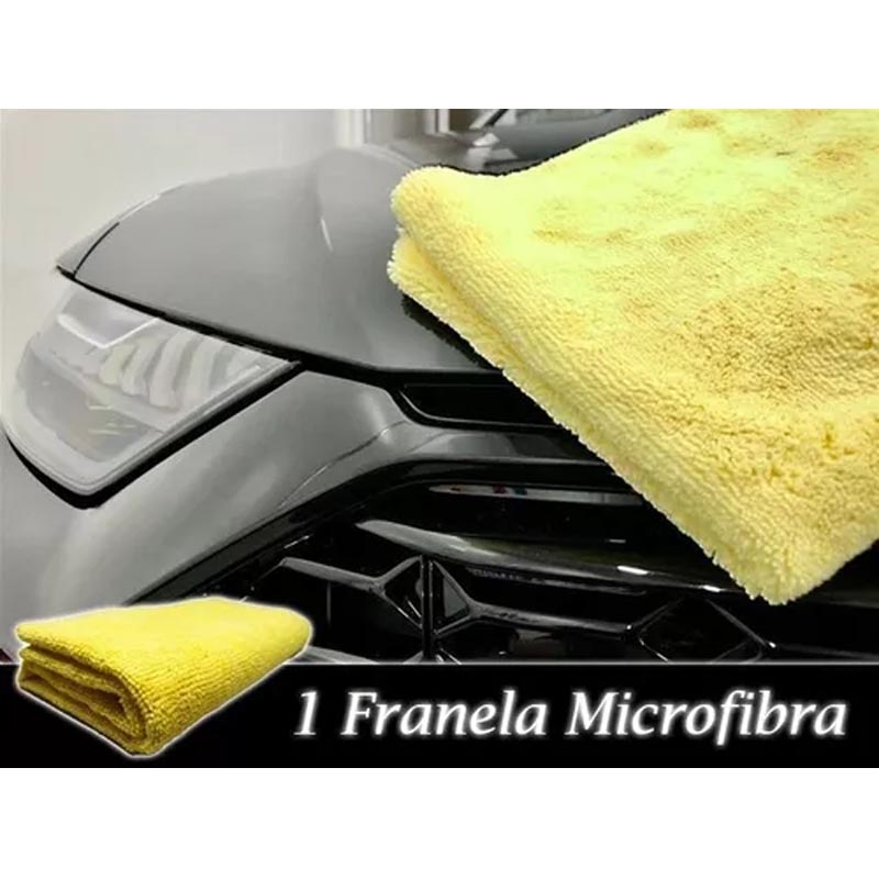 Kit Shampoo Con Cera Automotriz Almorol Aromatizante Regalo/