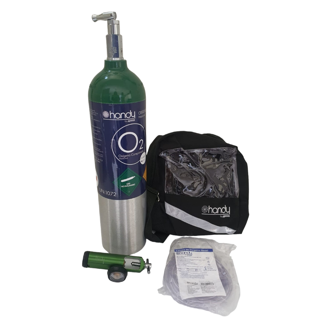 Tanque De Oxígeno 425 litros con accesorios, Handy