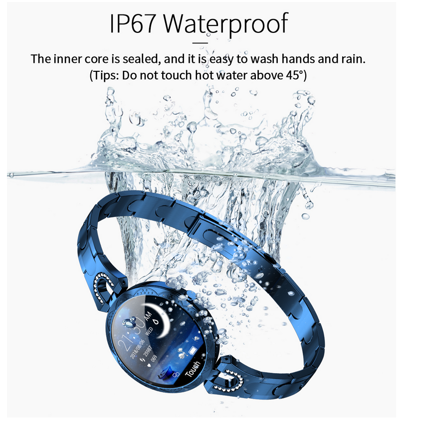 Smartwatch Ak15 Reloj Inteligent Dama Delux Metalico Magnetico