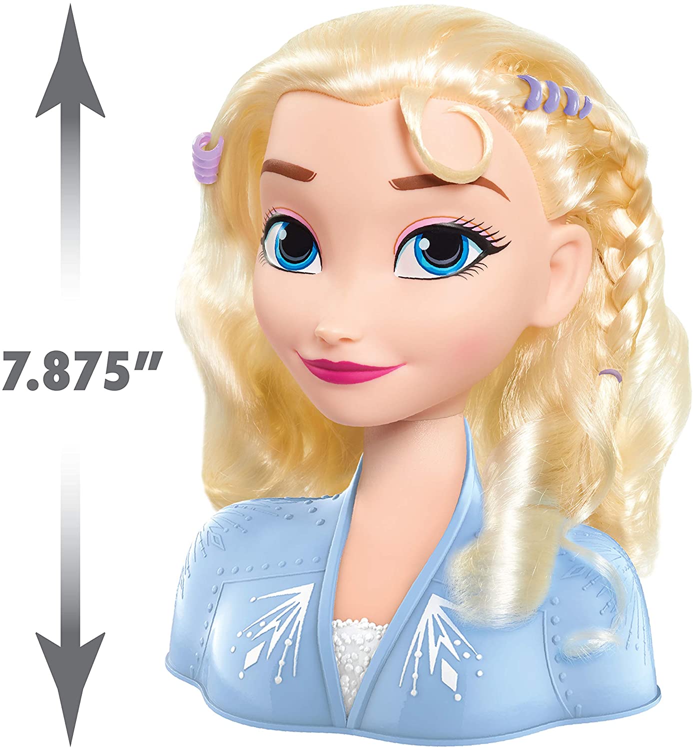 Princesa Elsa Cabeza Para Peinar 14 Accesorios Disney